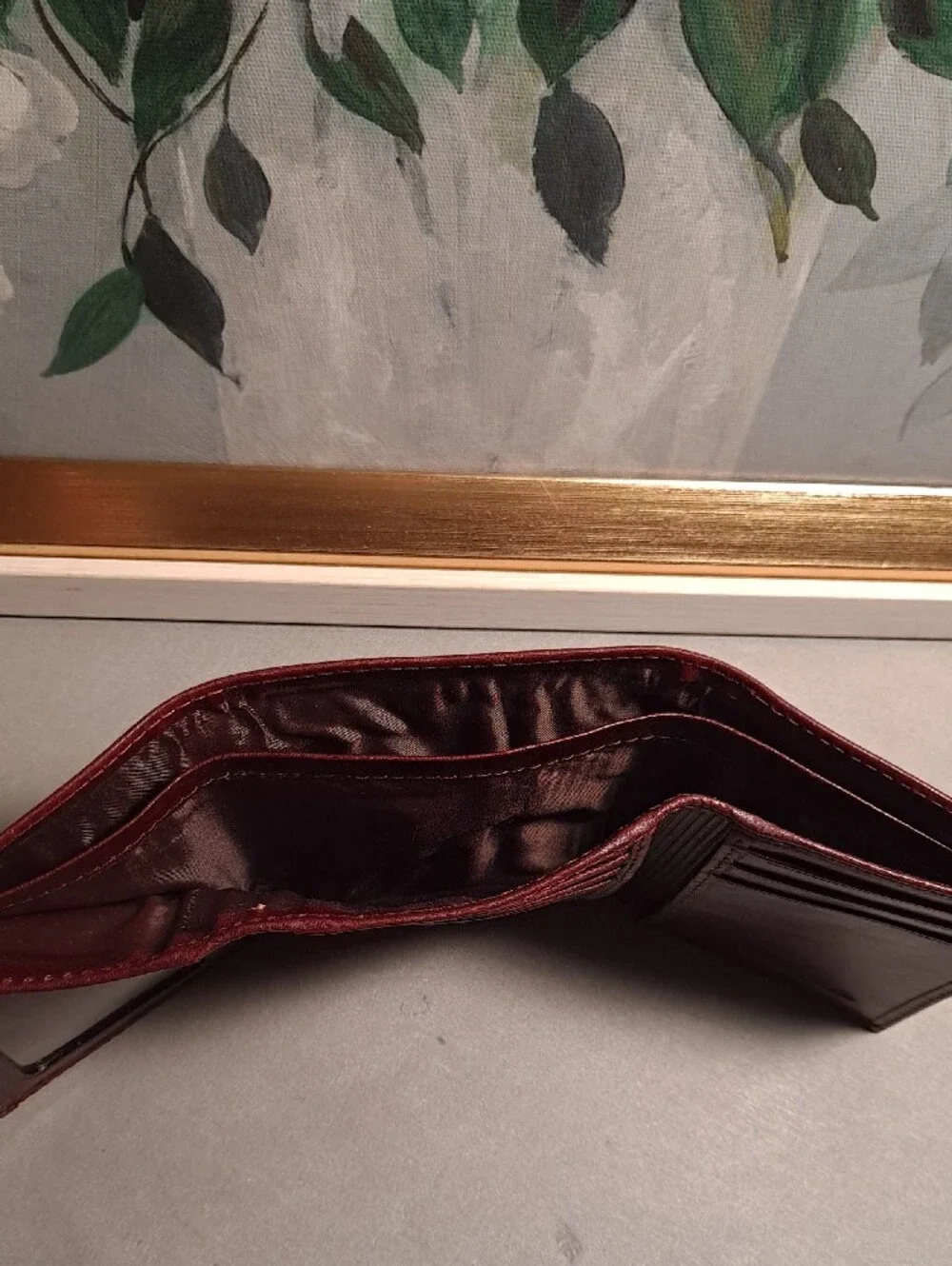 Zenyetti Italian Classic Men's Leather Wallet Deep Burgundy Oxblood Red Premium